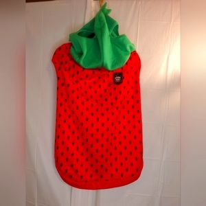 Pet Costume. Strawberry. Size 2XL